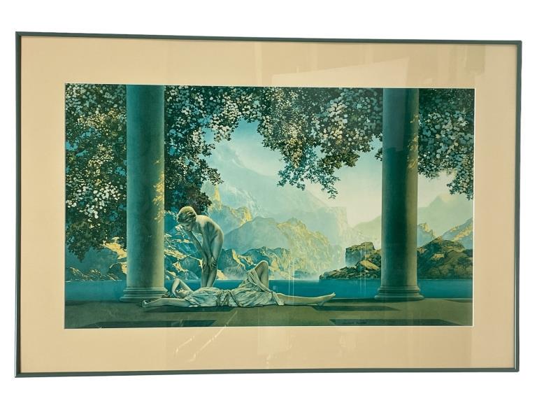 MAXFIELD PARRISH DAYBREAK FRAMED PRINT 36" (1 of 4)