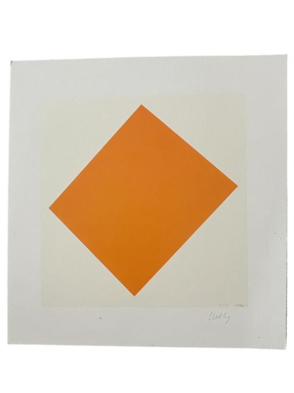 ELLSWORTH KELLY HAND SIGNED PRINT 10.5" (1 of 2)