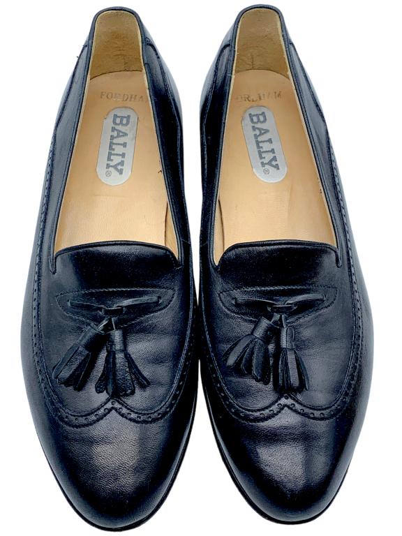 BALLY MENS LEATHER LOAFERS RETAIL $220 SZ: 8 (1 of 5)