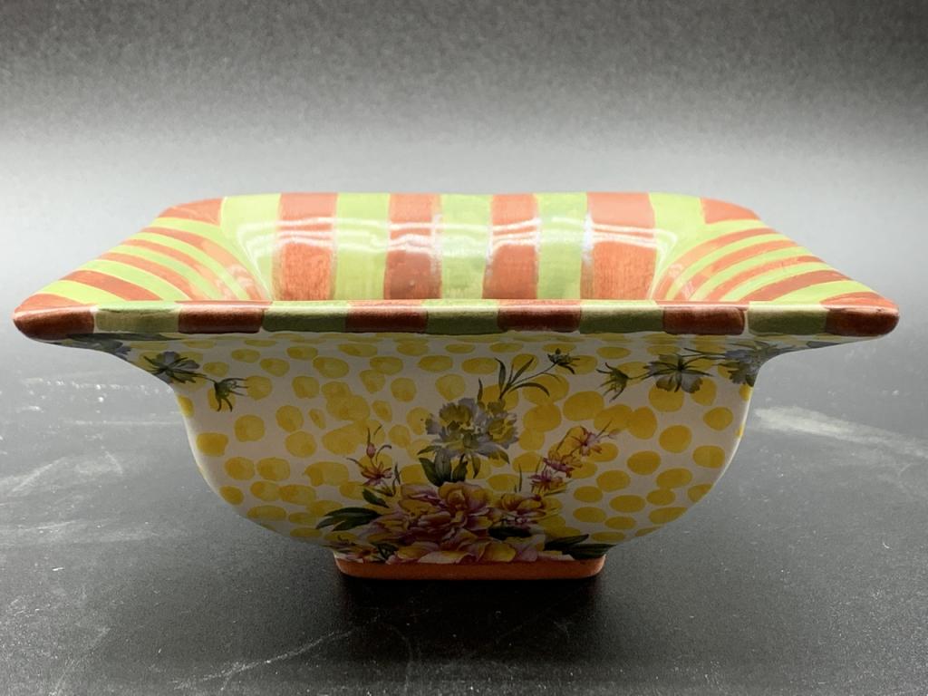 VTG MACKENZIE-CHILDS HAND PAINTED BOWL: VTG MACKENZIE-CHILDS HAND PAINTED BOWL