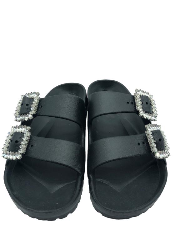 NICOLE MILLER BEDAZZLED SANDALS SZ 39: NICOLE MILLER BEDAZZLED SANDALS SZ 39 -VERY GOOD CONDITION