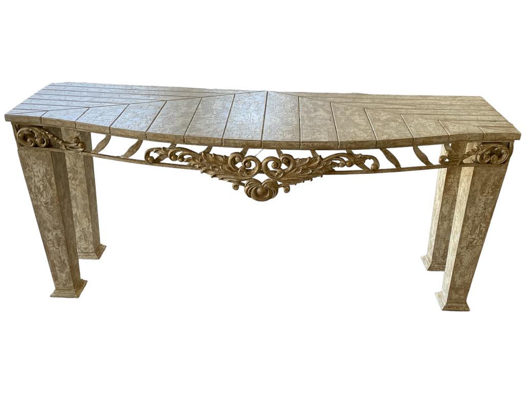ITALIAN NEO CLASSICAL STYLE CONSOLE TABLE 68" (1 of 6)