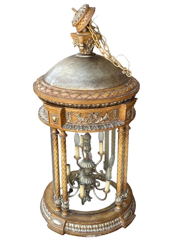 LARGE NEO CLASSIC ITALIAN ENTRYWAY CHANDELIER 34" (1 of 6)