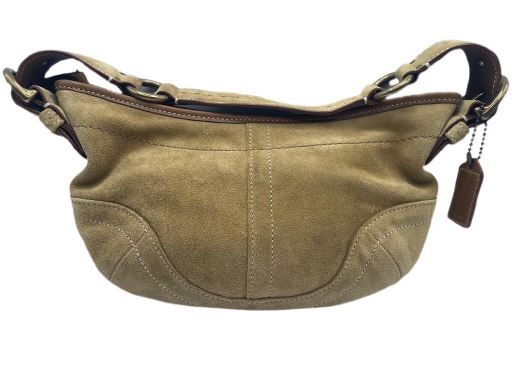 VTG COACH SUEDE HOBO HANDBAG (1 of 4)
