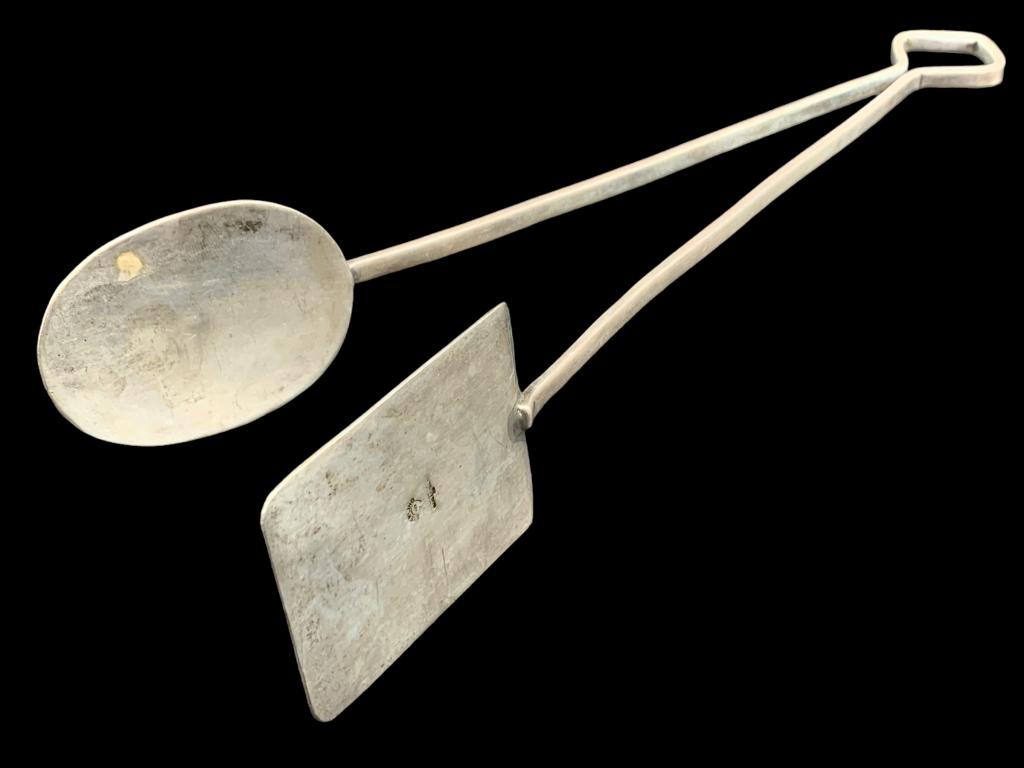 VTG STERLING SILVER SERVING TONGS 119g (1 of 3)