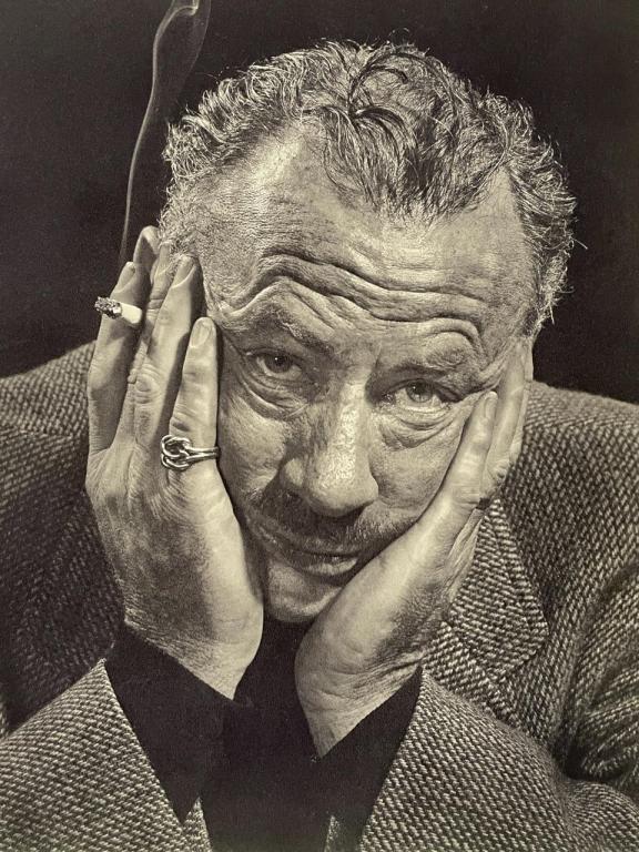 YOUSUF KARSH JOHN STEINBECK GRAVURE PRINT 12" (1 of 2)