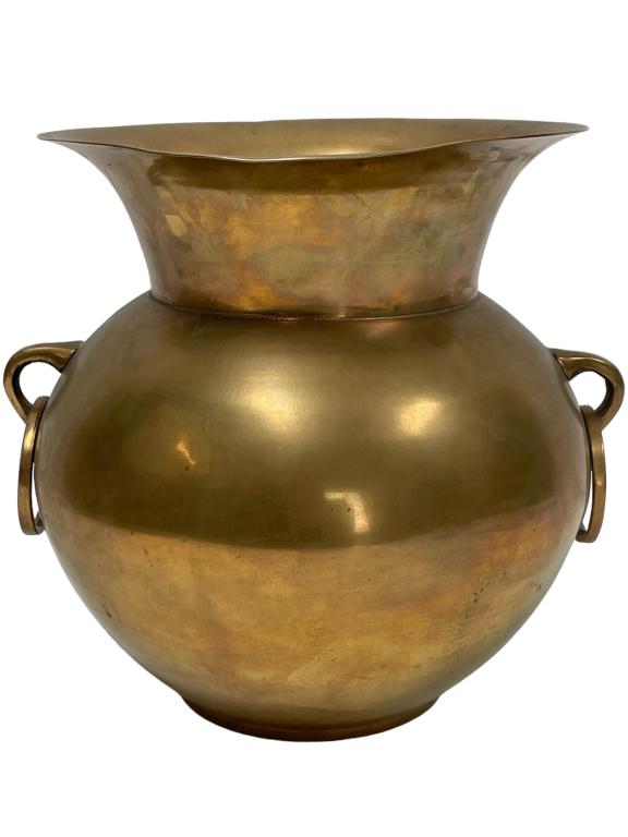 VINTAGE COPPER SPITTOON 10" (1 of 5)