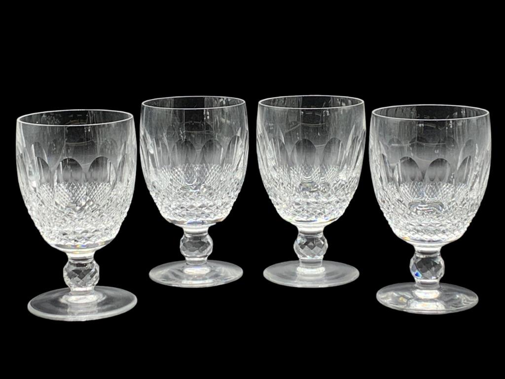 CLASSIC WATERFORD CRYSTAL COLLEEN GOBLETS (4) (1 of 4)