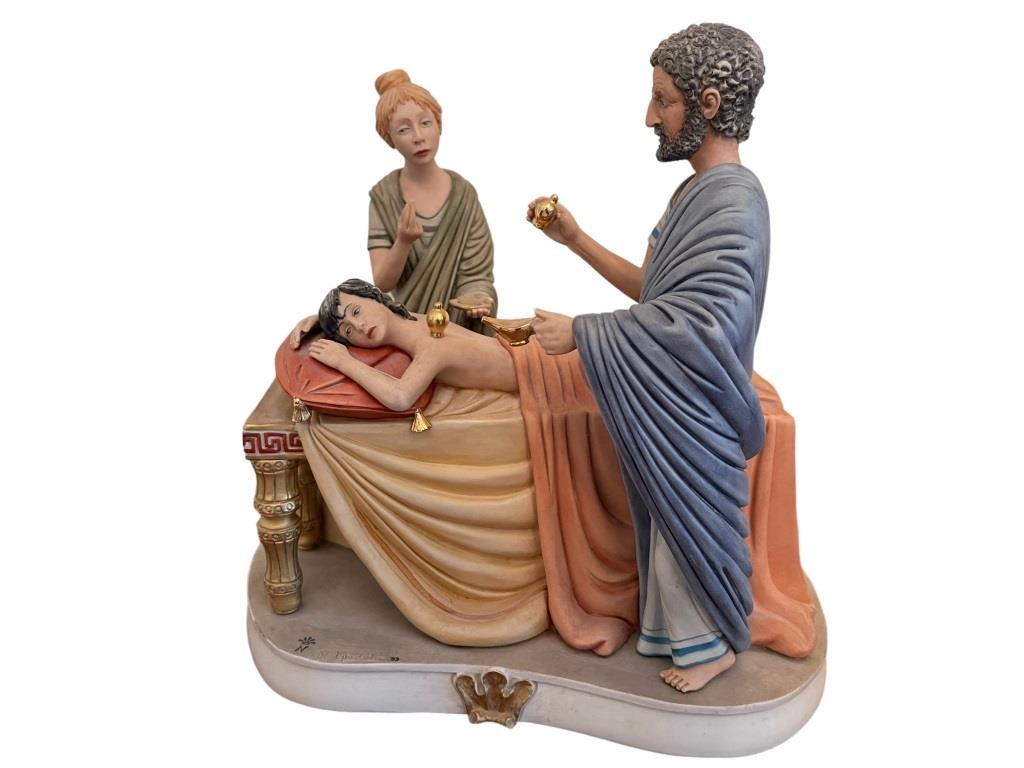 SIGNED R.GUIDOLIN CAPODIMONTE FIGURINE 10" (1 of 3)