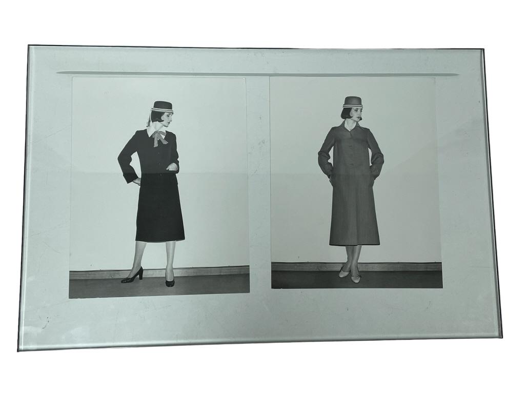 VINTAGE TIZIANI / LAGERFELD FASHION PHOTOGRAPHS: VINTAGE TIZIANI / LAGERFELD ITALIAN FASHION PHOTOGRAPHS | BLACK AND WHITE FASHION PHOTOGRAPHY ITALY -9" X 12" APPROX-PRE OWNED CONDITION, MINOR WEAR, NOT FRAMED-DP22123