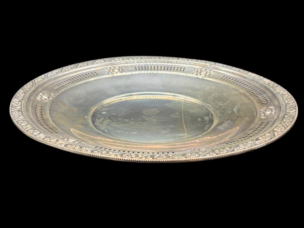 GORHAM STYLE STERLING SILVER SERVING PLATTER 11" (1 of 3)