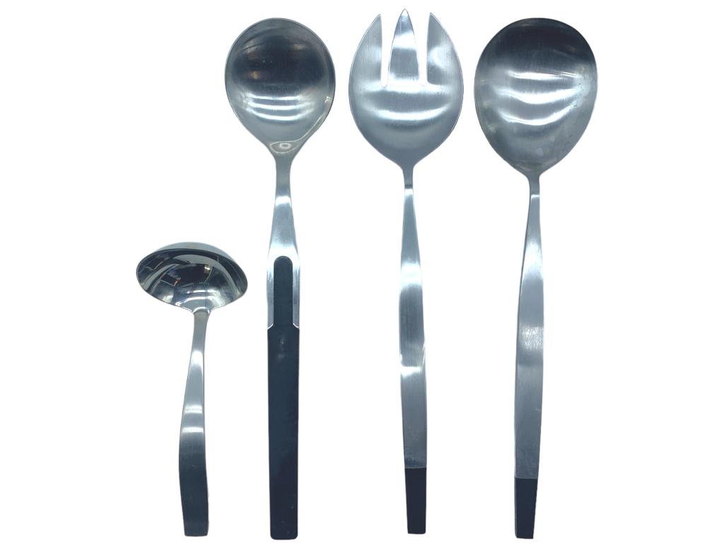 DANISH MODERN STYLE ASSORTED SERVING PIECES (4) (1 of 3)