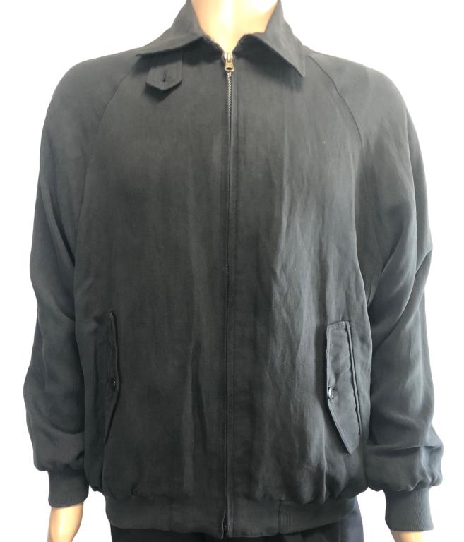 BUGATCHI UOMO MENS BOMBER JACKET BLACK (1 of 3)