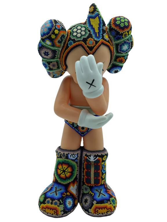 CHROMA RICK WOLFRYD HUICHOL ASTRO BOY SCULPTURE 14 (1 of 5)