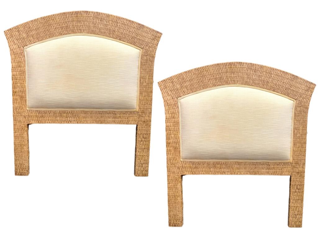 DESIGNER RATAN TWIN BED HEADBOARDS (2) (1 of 3)