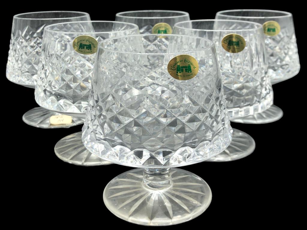 NEW TYRONE IRISH CRYSTAL SNIFFTERS (6) (1 of 5)