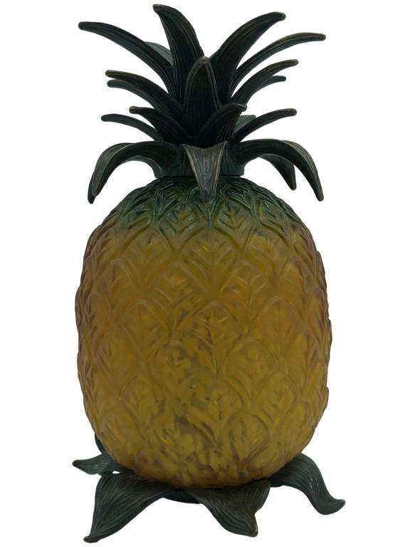 MID-MOD MERCURY GLASS PINEAPPLE LAMP (1 of 4)