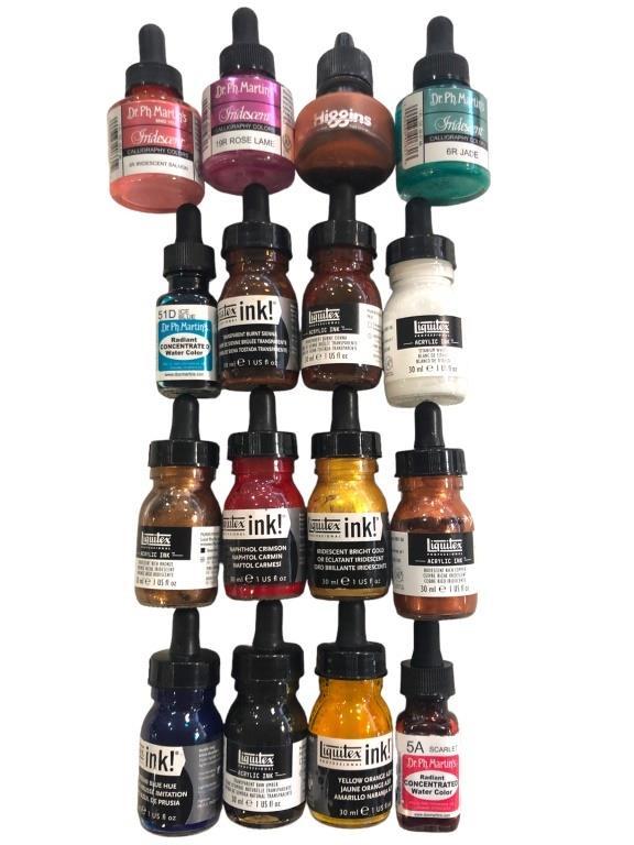 ASSORTED INK ART SUPPLIES / CRAFTING SUPPLIES (1 of 2)