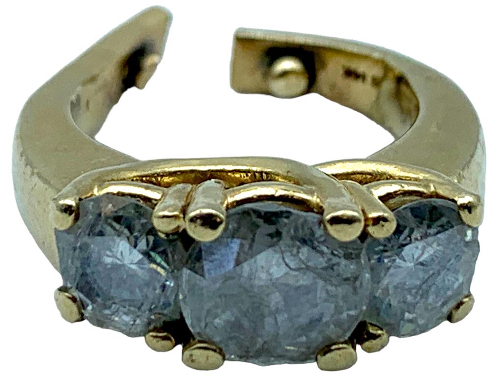 VINTAGE DIAMOND AND 14K GOLD ENGAGEMENT RING (1 of 6)