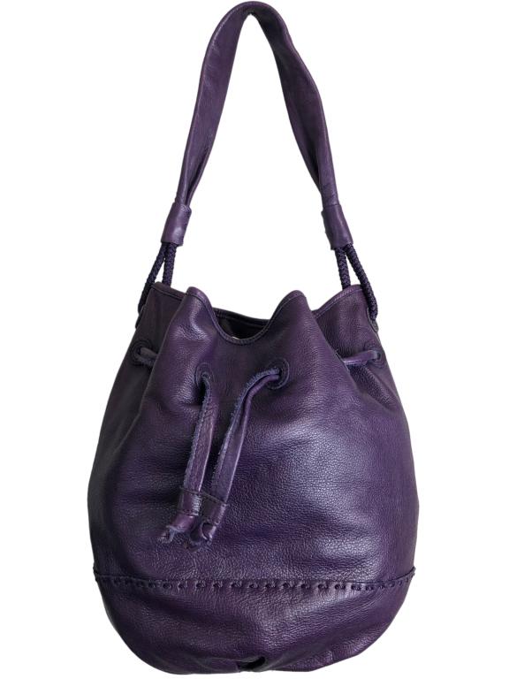 THE SAK IVY DRAWSTRING LEATHER BUCKET BAG (1 of 6)
