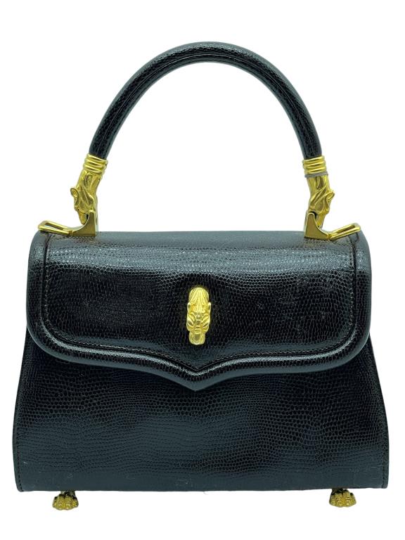 NEW! LALO DARK BROWN BIDENTE ITALIAN LEATHER HANDBAG (1 of 7)