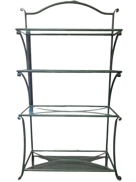 VTG OLIVE GREEN BAKERS RACK (1 of 5)