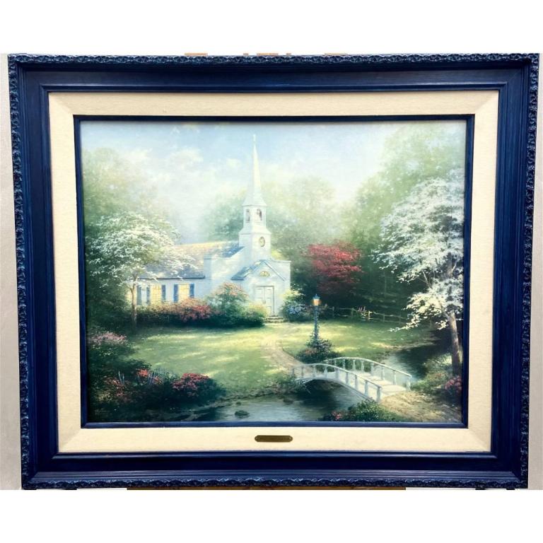 THOMAS KINKADE,  "HOMETOWN MEMORIES" PRINT ON CAND (1 of 6)