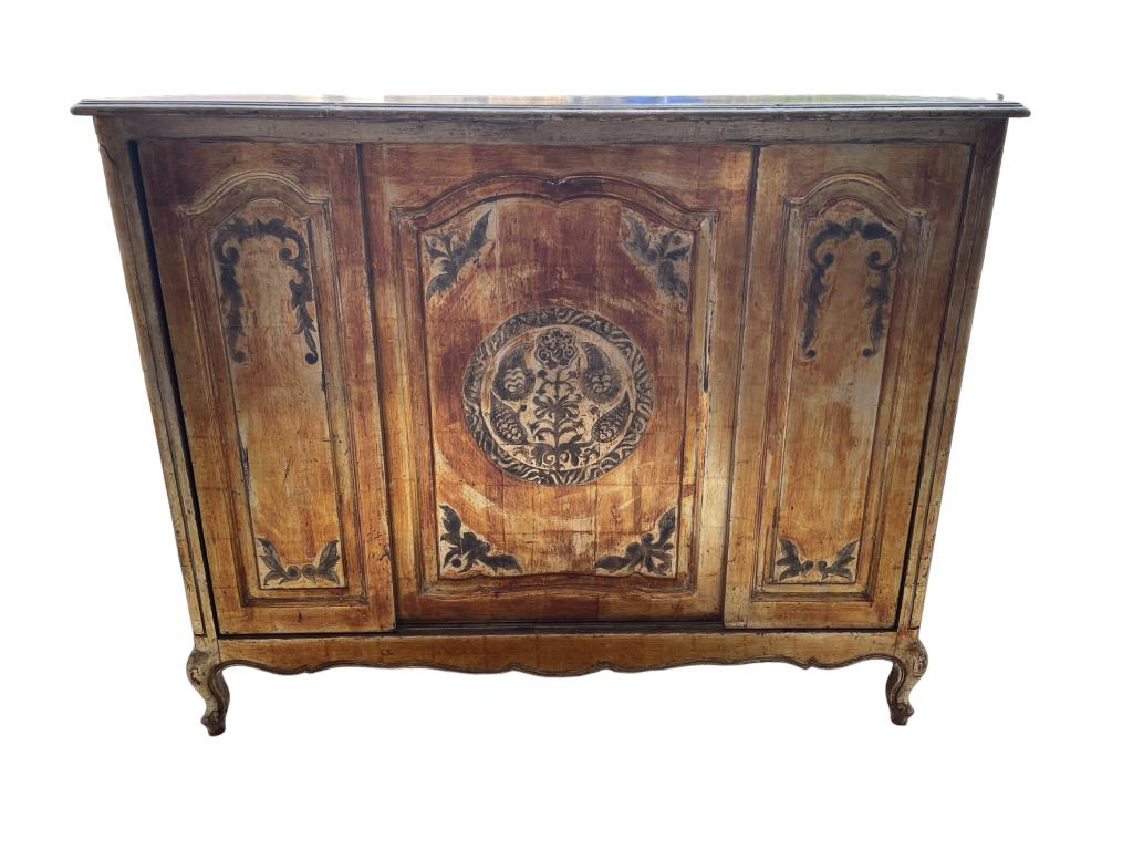 ANTIQUE FLORENTINE STYLE CHEST OF DRAWERS 50.5" (1 of 8)