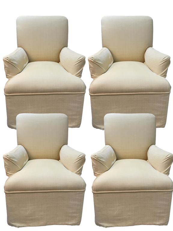 4  J. ROBERT SCOTT  SLIPCOVERED DINING ARMCHAIRS (1 of 9)