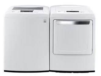 WHITE LG WASHER AND DRYER  PAIR 1 OF 2 (1 of 17)