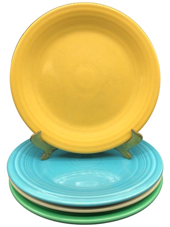 MID-CENTURY FIESTA  PLATE SET (1 of 4)
