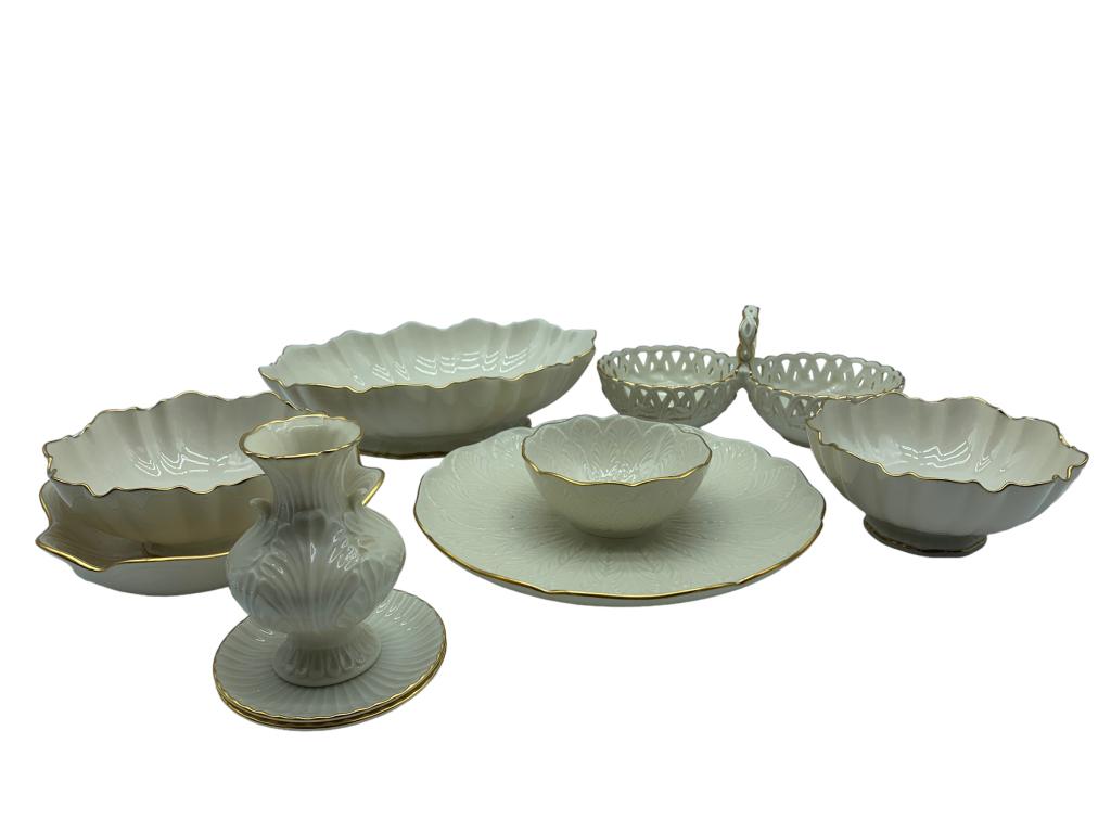 COLLECTION OF FINE LENOX  24K GOLD TRIM PORCELAIN (1 of 18)