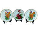 VTG EDWARD MARSHALL BOEHM COLLECTORS PLATES (3)