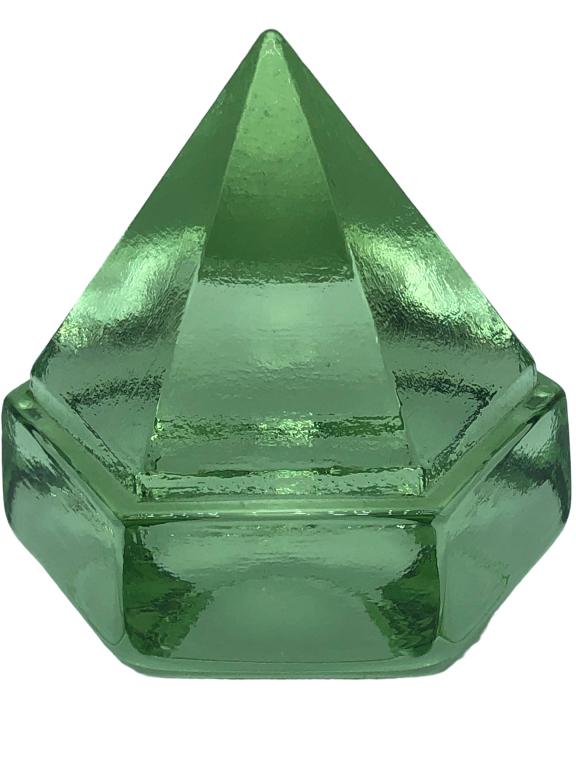 GREEN DECK PRISM PAPERWEIGHT (1 of 4)