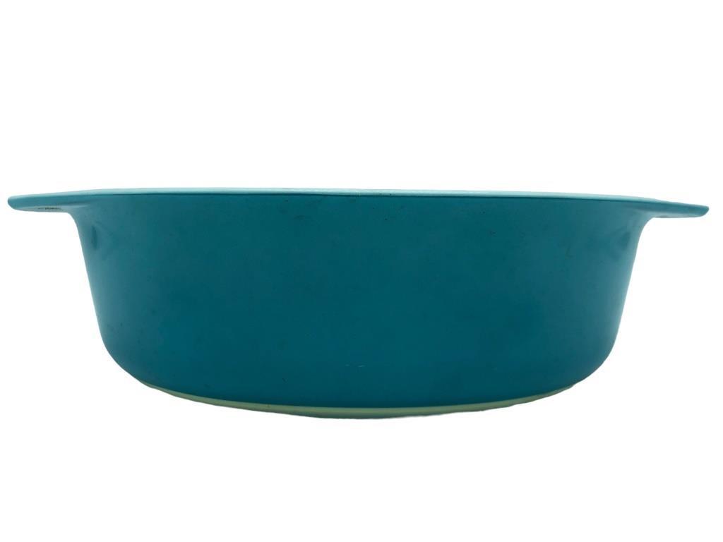 VTG PYREX BLUE HORIZON CASSEROLE DISH (1 of 5)
