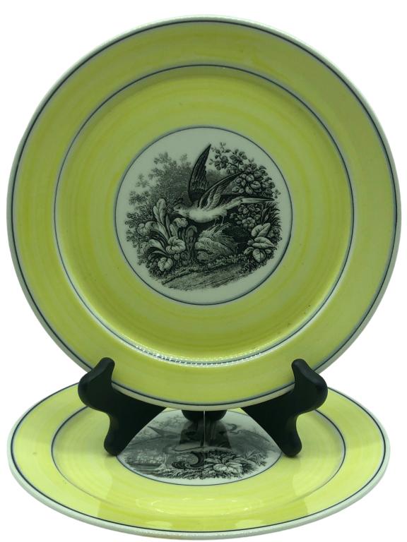 VILLEROY & BOCH WILD BIRD DECORATIVE PLATE SET (2) (1 of 4)