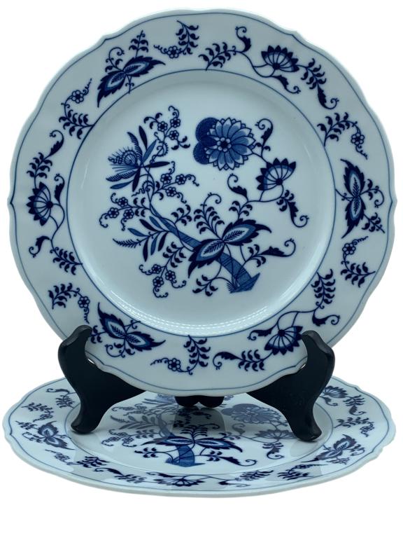 BLUE DANUBE WHITE COUNTRY KITCHEN DECOR PLATE SET (1 of 4)