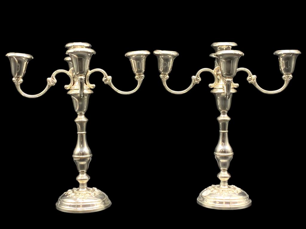 VTG GORHAM STERLING SILVER CANDELABRA 13" (1 of 5)