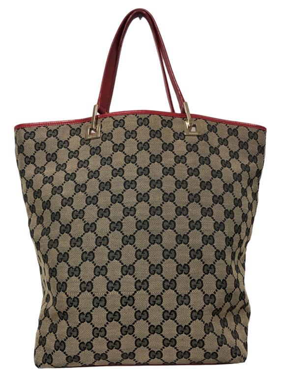 GUCCI LARGE WEB JACKIE HOBO BROWN CALF LEATHER (1 of 5)