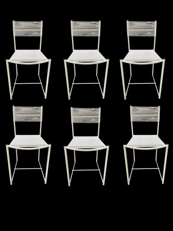 SET OF 6 GIANDOMENICO BELOTTI SPAGHETTI CHAIRS (1 of 6)