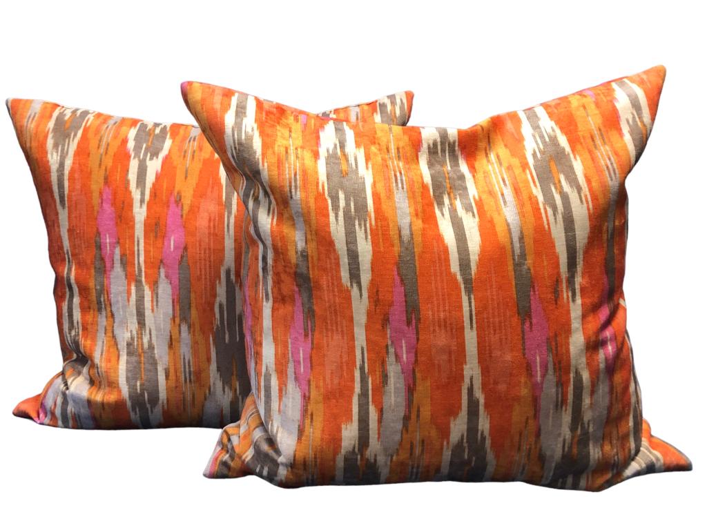 IMAN IKAT NECTAR STYLE DECORATIVE THROW PILLOW-2 (1 of 1)