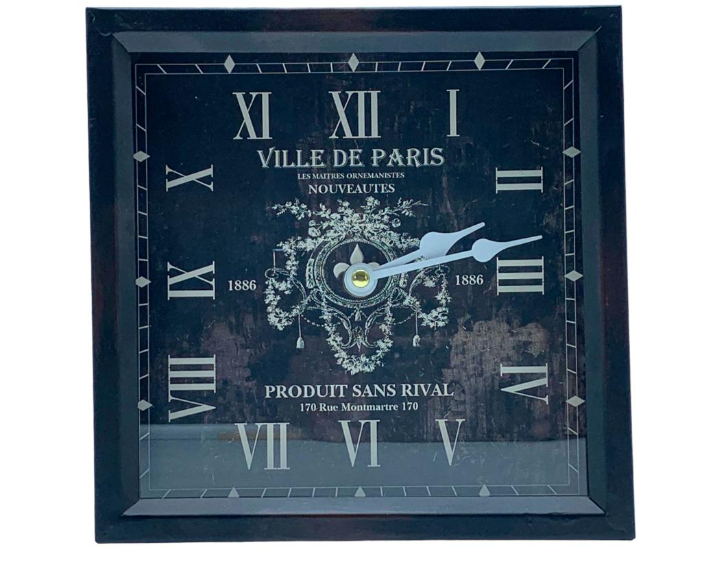 ART DECO STYLE DESK CLOCK 8" (1 of 2)