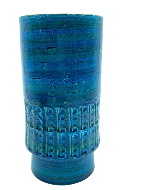 VINTAGE MID CENTURY MODERN ITALY POTTERY VASE 9" (1 of 7)