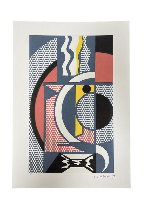 ROY LICHTENSTEIN  POP ART LITHOGRAPH PRINT 20" (1 of 6)