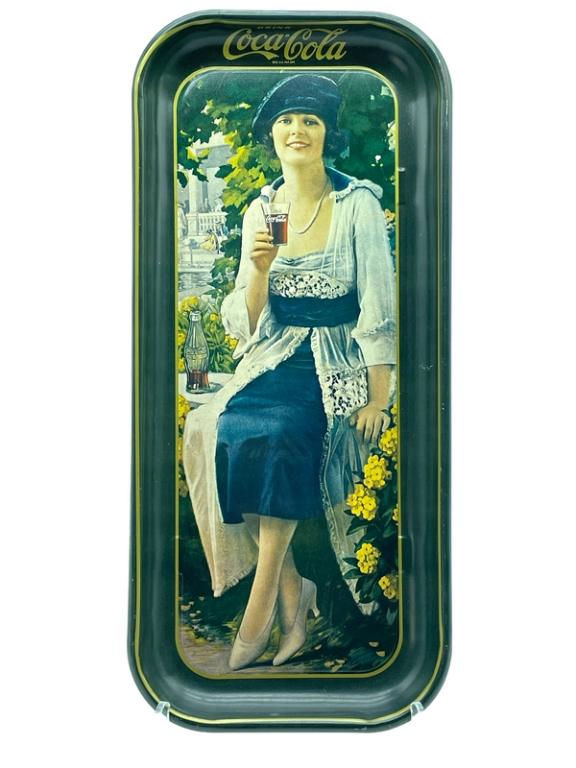 VTG COLLECTIBLE COCA COLA TIN TRAY 18" (1 of 2)
