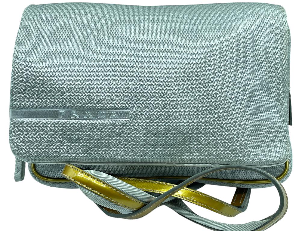 PRADA BACKPACK SMALL SQUARE FLAP BACKPACK (1 of 5)