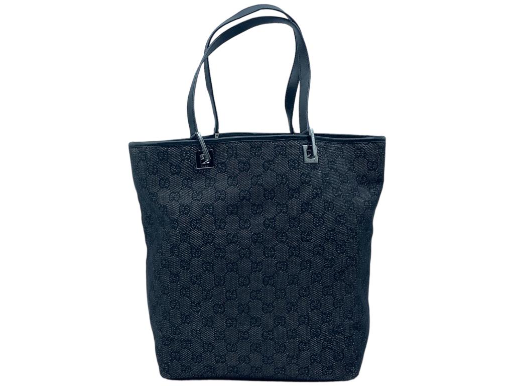 GUCCI GRAY BUCKET TOTE  SHOULDER BAG (1 of 7)