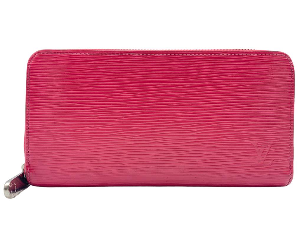LOUIS VUITTON FUSHIA ZIPPY WALLET: LOUIS VUITTON WALLET ZIPPY WALLET FUCHSIA CALF LEATHER EPI 7.5*4*1 IN GI1108 (10TH WEEK OF 2018) CONDITION RATING A AAX4745 BOX 5K ALL BAGS HAVE BEEN AUTHENTICATED