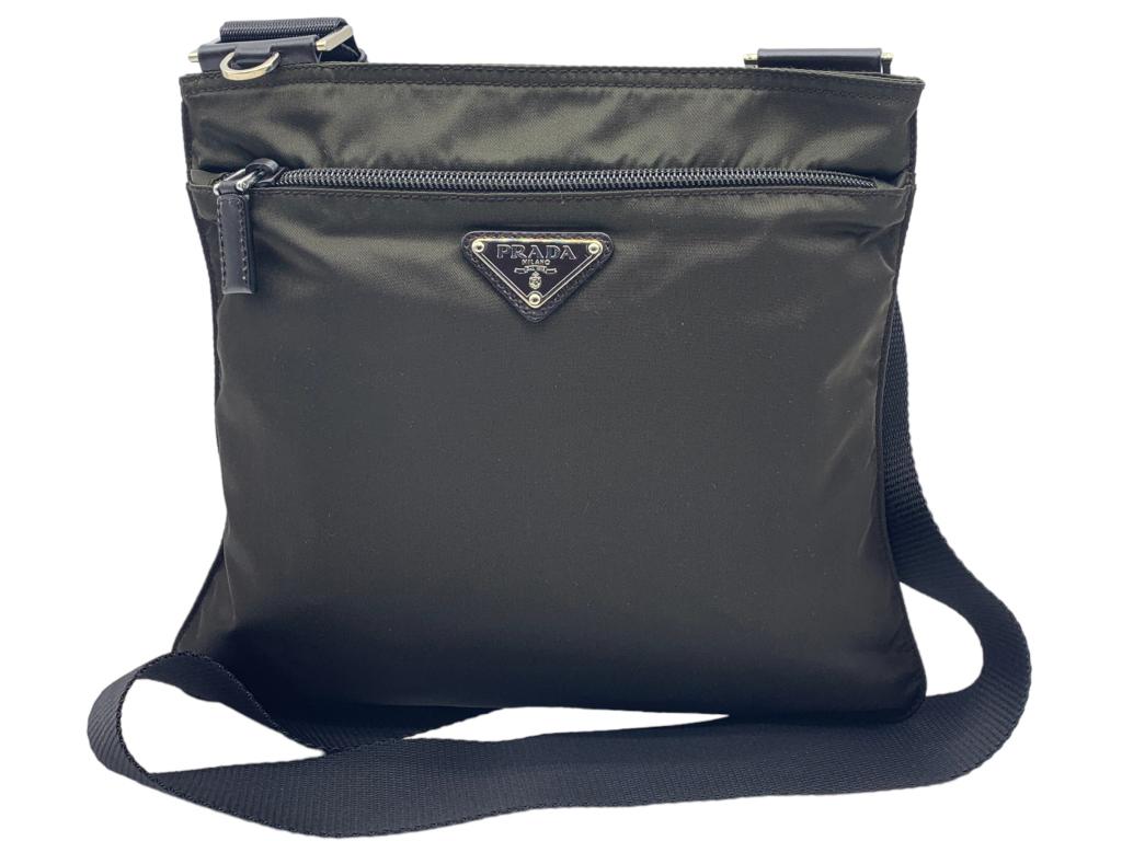 PRADA SHOULDER BAG SMALL SQUARE FLAT MESSENGER (1 of 4)