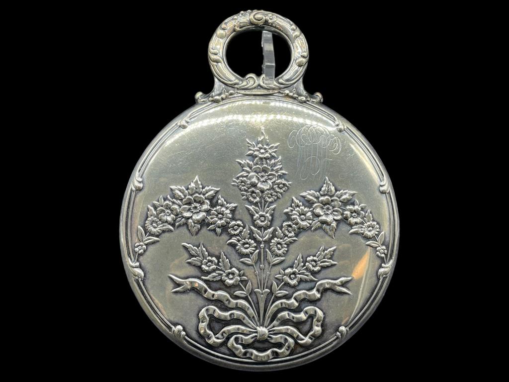 VTG STERLING SILVER VANITY MIRROR 7" (406g) (1 of 6)